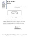 Rely Credit of Utah, LLC Consumer Credit Notification License Exp 1.31.25
